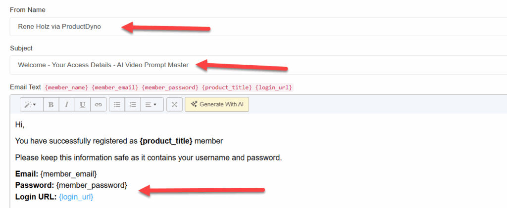email-access-details